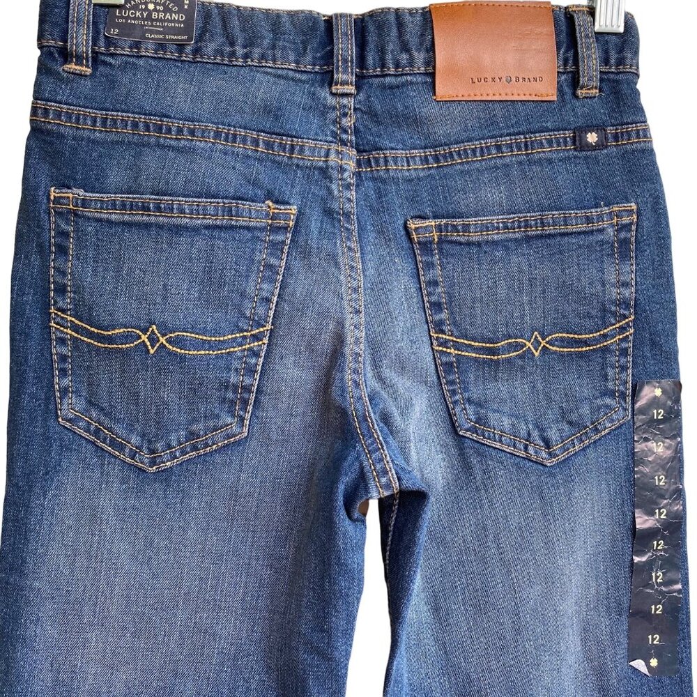 Lucky Brand Yorba Linda Girl Classic Straight Blue Jeans Sz 12 Med Wash NWT $42 - Picture 15 of 16